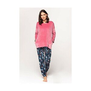 Cana 585 Dámské pyžamo, S, růžová-modrá