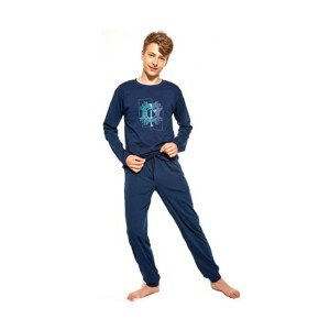Cornette Chip 998/42 Chlapecké pyžamo, 176/M, modrá
