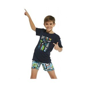 Cornette 789/85 Surfer Chlapecké pyžamo, 98/104, modrá