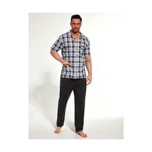 Cornette 318/45 Pánské pyžamo plus size, 3XL, šedá