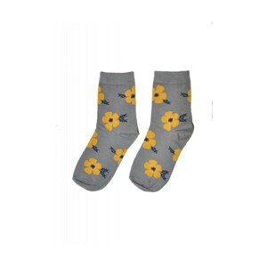 Magnetis 77 Yellow Flowers 21/22 Dámské ponožky, UNI, šedá