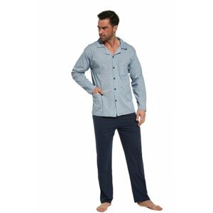 Cornette 114/55 244603 Pánské pyžamo plus size, 3XL, modrá