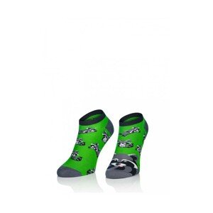 Intenso 1719 Superfine Cotton Kotníkové ponožky, 41-43, zelená