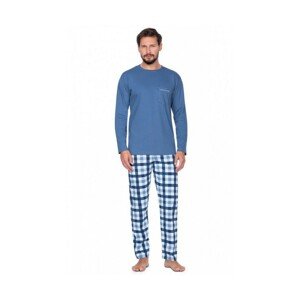 Regina 427 2XL Pánské pyžamo, XXL, modrá