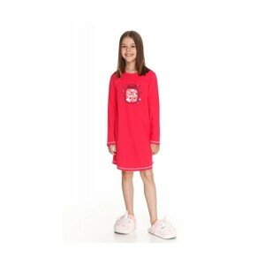 Taro Livia 2794 104-140 Z23 Dívčí noční košilka, 104, červená