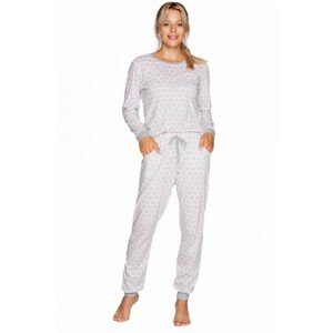 Cana 977 Dámské pyžamo, XL, růžová-šedá