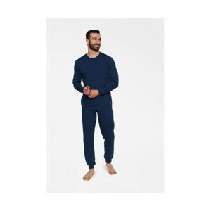 Henderson Tune 40073-59X tmavě modré Pánské pyžamo, XL, modrá