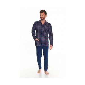 Taro Richard 2636 Z'23 Pánské pyžamo plus size, 3XL, modrá