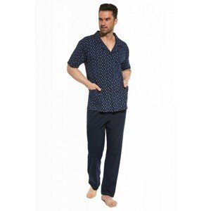 Cornette 318/47 Pánské pyžamo plus size, 3XL, modrá