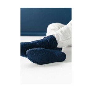 Steven 044-005 tmavě modré Pánské ponožky, 44/46, modrá