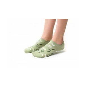 Steven 017-001 zelené Dámské kotníkové ponožky, 38/40, zelená