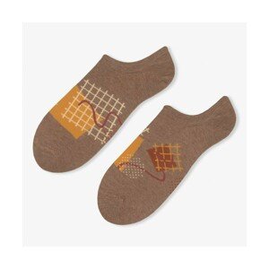 Steven 021-008 béžový melanž Pánské kotníkové ponožky, 41/43, Melange beige