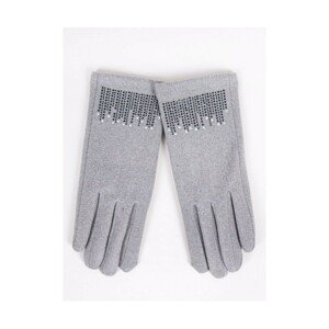 YO! RES-088K Dámské rukavice, 23 cm, šedá