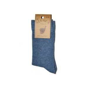 RiSocks 6506 Alpaka Wolle Dámské ponožky, 39-42, modrá