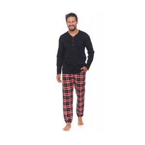 Doctor Nap PMB.4506 Pánské pyžamo, 2XL, černá