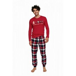 Henderson Hygge 40124-33X Pánské pyžamo, XXXL, červená