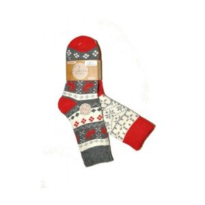 WiK 37811 Damen A'2 Dámské ponožky, 39-42, šedá-červená