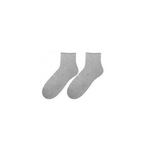 Bratex D-007 polofroté Dámské ponožky, 39-41, popelová melanž