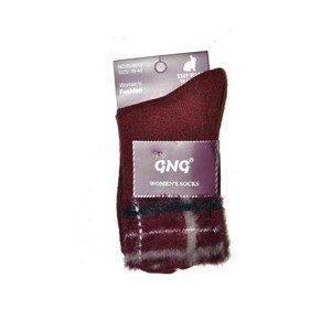 Ulpio GNG 3919-4 Thermo Wool kostka Dámské ponožky, 39-42, bordová