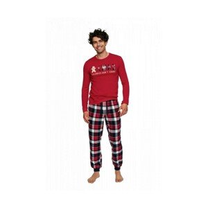 Henderson Hygge 40124 Pánské pyžamo, L, červená