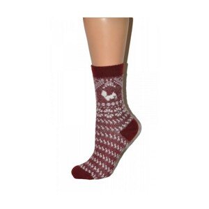 Ulpio GNG 1250 Thermo Wool Dámské ponožky, 35-38, bordová