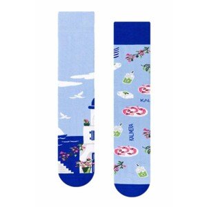 More Santorini 078-A063 modré Dámské ponožky, 35/38, modrá