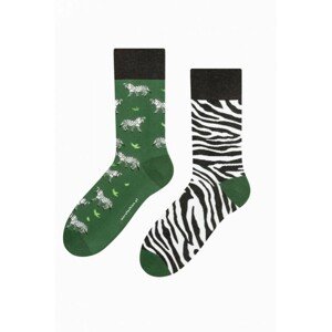 More Zebra 079-A059 zelené Pánské ponožky, 39-42, zelená