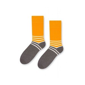 More 079 265 Two colorus žluté/šedé Pánské ponožky, 43/46, Mix