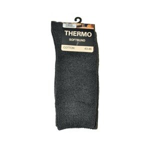 WiK 23402 Thermo Softbund Pánské ponožky, 43-46, grafitový melanž