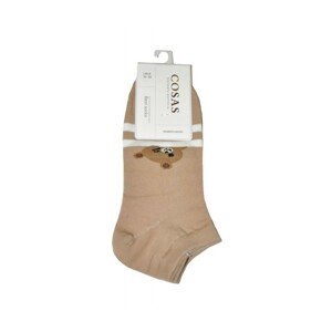 WiK Cosas LM28-35 Misie Dámské kotníkové ponožky, 39-42, bílá