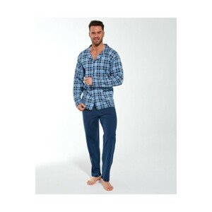 Cornette 114/60 Pánské pyžamo, 5XL, modrá-modrá