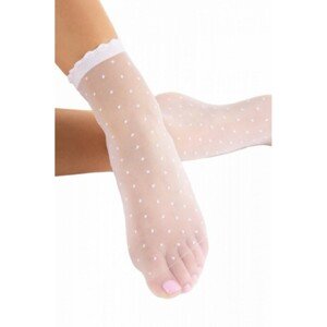 Fiore Bella 20 Den White Dámské ponožky, UNI, bílá