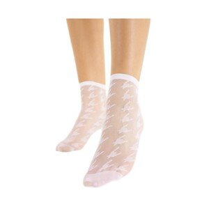 Fiore Rita 20 Den White Dámské ponožky, UNI, bílá