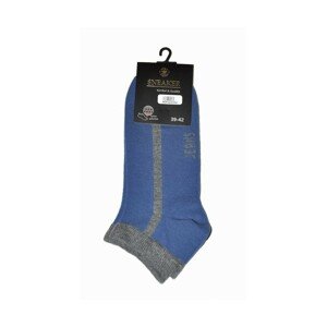 WiK 1213 Star Socks Pánské kotníkové ponožky, 39-42, modrá