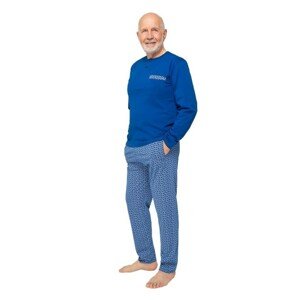 Martel 412 Marcel II Pánské pyžamo plus size, 4XL, modrá