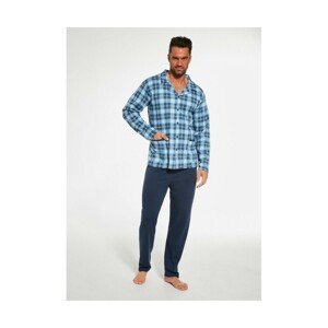 Cornette 114/63 Pánské pyžamo plus size, 3XL, modrá