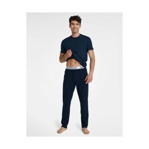 Henderson Undy 40945-59X tmavě modré Pánské pyžamo, L, modrá