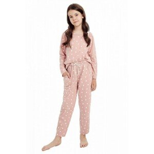 Taro Chloe 3050 146-158 Z24 Dívčí pyžamo, 158, růžová pudrový