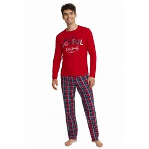 Henderson Glance 40950-33X Pánské pyžamo, M, červená
