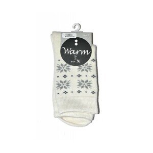WiK 37754 Warm Quality Dámské ponožky, 35-38, šedá světlý melanž