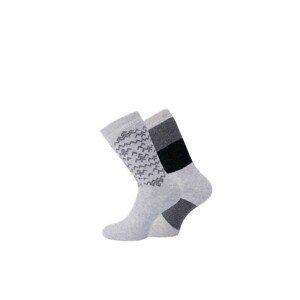 WiK 20663 Outdoor Thermo A'2 Ponožky, 39-42, šedá-černá