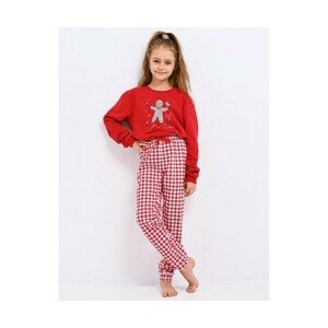 Sensis Hazel Kids Girls 110-128 Dívčí pyžamo, 110-116, červená