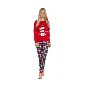 Cornette kids Snowman2 594/172 Dívčí pyžamo, 116, červená