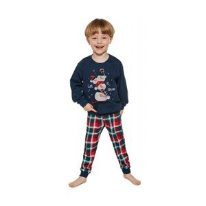 Cornette kids Snowman2 593/154 Chlapecké pyžamo, 92, modrá