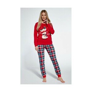 Cornette 671/348 Snowman Dámské pyžamo, L, červená