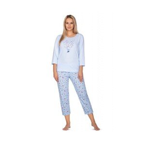 Regina 650 modré Dámské pyžamo, XL, modrá