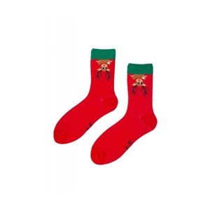 YO! SKA-X043F Merry Christmas krabice A'2 Pánské ponožky, 43-46, mix kolor