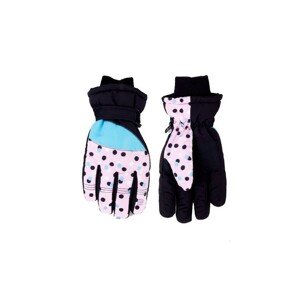 YO! REN-0319G Girl Lyžařské dětské rukavice, 16 cm, růžová
