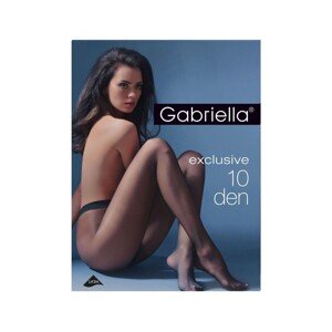 Gabriella Exclusive 10 den punčochové kalhoty, 3-M, nero/černá