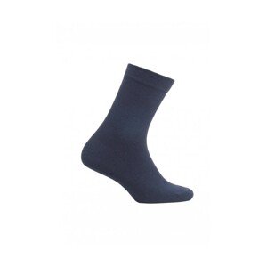 Wola W3400 6-11 lat Jednobarevné ponožky, 27-29, černá